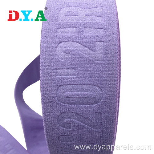 esign Custom logo elastic sport bands with silicone